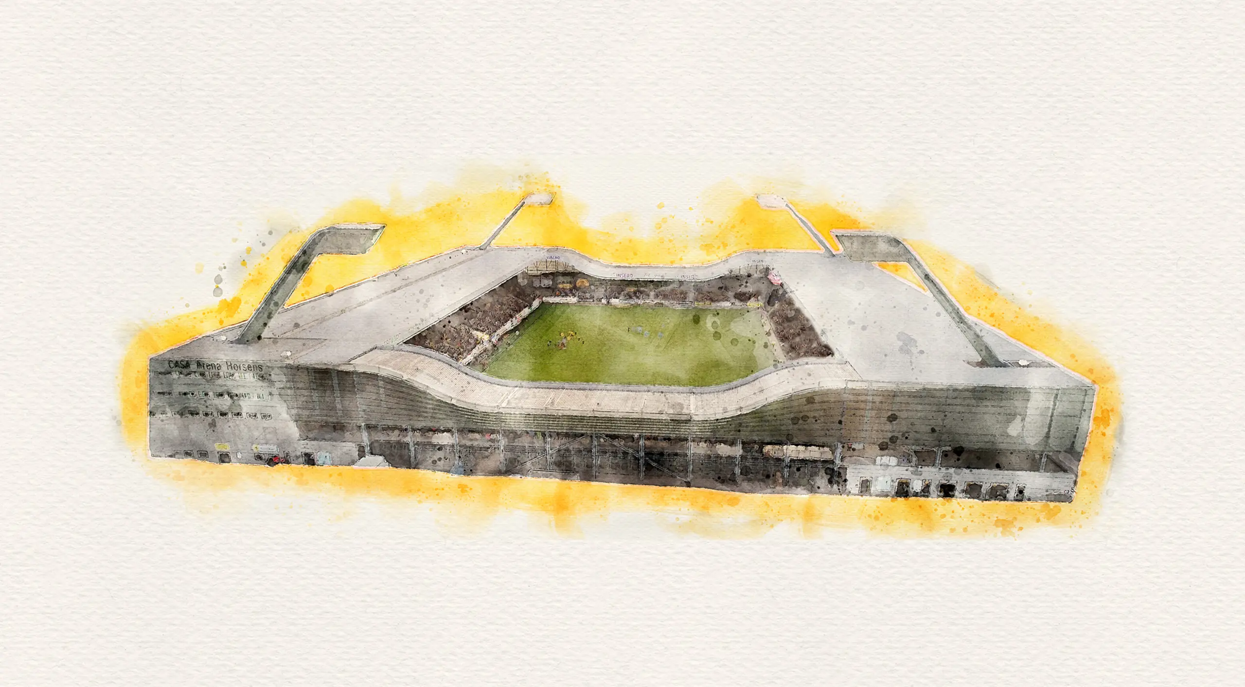 Tegning af CASA Arena Horsens